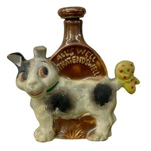 Antique Vintage Schafer & Vater Nipper Bottle Flask from the 1930s made in Japan